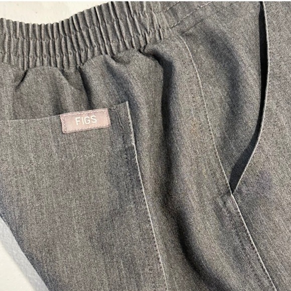 FIGS High Waisted Yola Skinny Scrub Pants Women's XS/P Graphite Gray TW2000P - Picture 12 of 16
